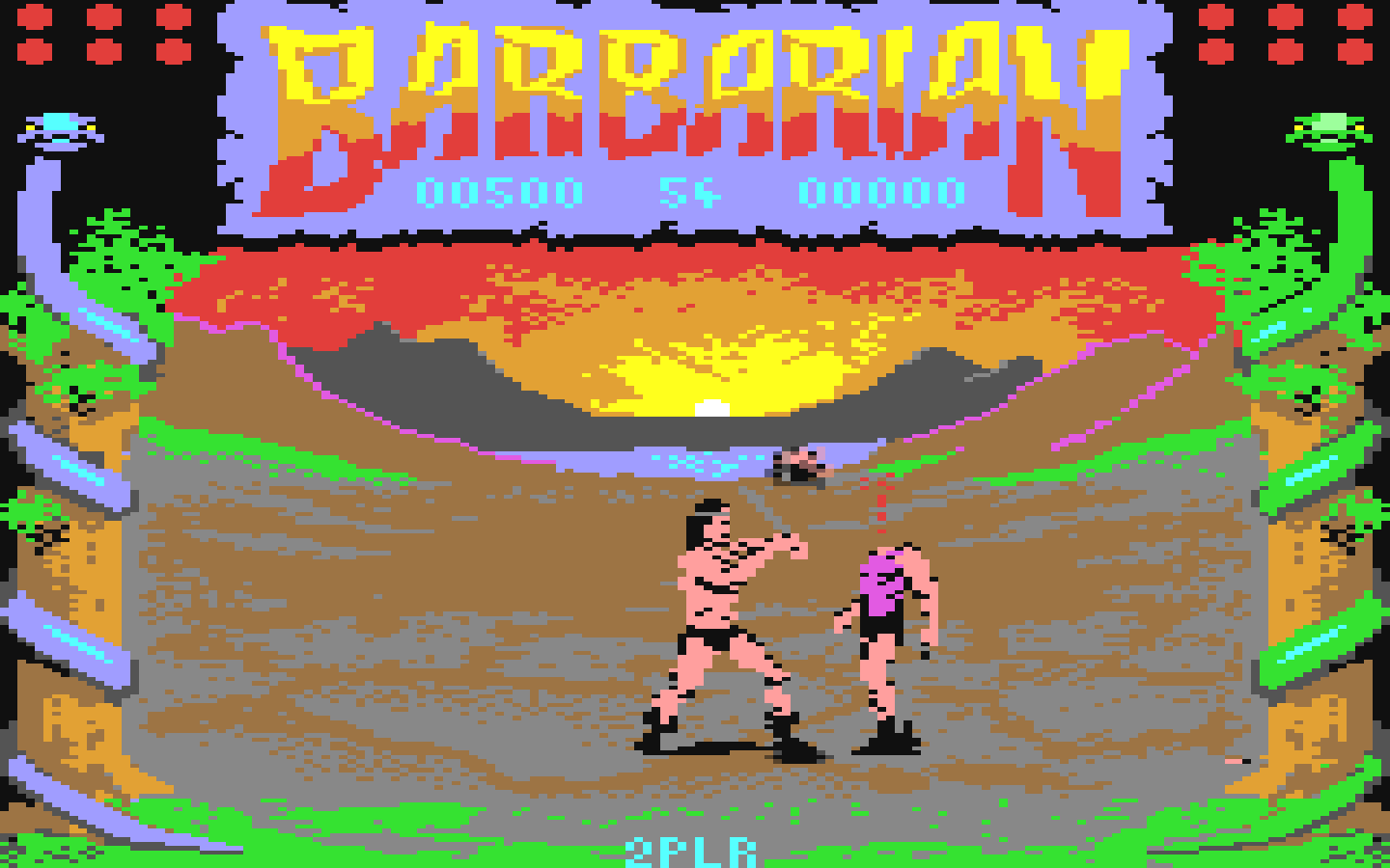 Screenshot from: Barbarian game