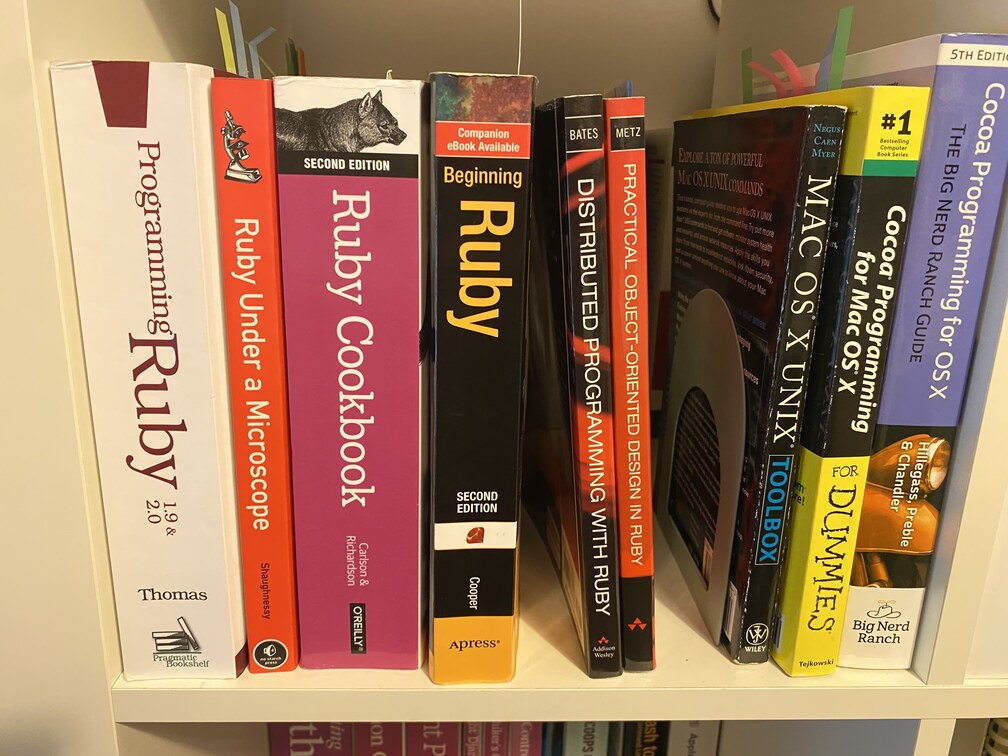 Rafta duran Ruby kitapları